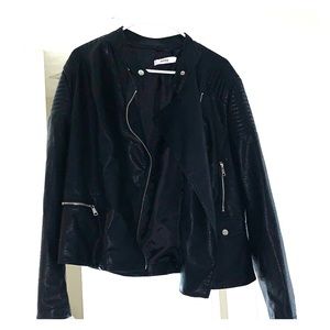 Faux leather jacket size 2x